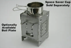 Firebox 5" Ti G2 Folding Firebox Stove -Expedition Gear 2G 5 4