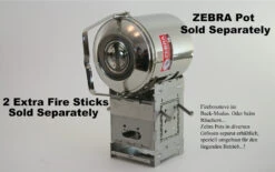 Firebox 5" Ti G2 Folding Firebox Stove -Expedition Gear 2G 5 6