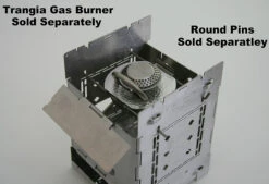 Firebox 5" Ti G2 Folding Firebox Stove -Expedition Gear 2G 5 8