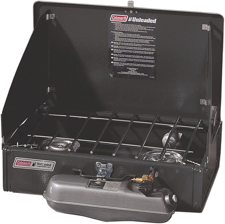 Coleman Zweiflammkocher Benzin 3 Coleman Zweiflammkocher Benzin