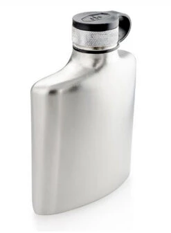 GSI Outdoors GLACIER STAINLESS HIP FLASK 8 Oz -235 Ml