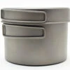 Toaks Titanium 1300ml Pot With Pan -Expedition Gear CKW 1300 01n