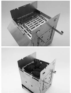 Firebox Höhenverstellbarer Feuerrost Ti Für Firebox Hobo - Fire Grate