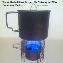 Toaks Titanium Siphon Alcohol Stove -Expedition Gear STOVE06 3
