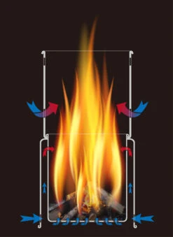 Toaks Titanium -Backpacking Wood Burning Stove Small 11 Toaks Titanium -Backpacking Wood Burning Stove Small -Expedition Gear STV11Schem