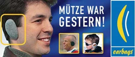 Earbags Ohrenwärmer 3 Earbags Ohrenwärmer