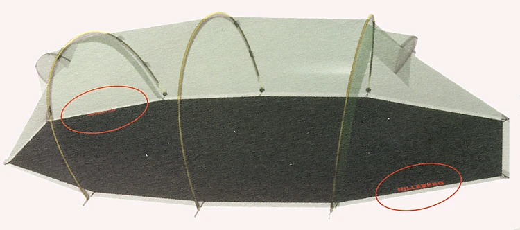 Hilleberg Footprint Kaitum 3 3 Hilleberg Footprint Kaitum 3