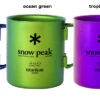 Snowpeak Titanium Double 450 Mug Ocean Green -Expedition Gear mg 053 col