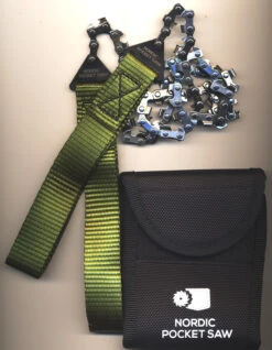 Nordic Pocket Saw Manual Chainsaw- Hand-Kettensäge -Expedition Gear nordic pocket chainsetmEtui 1