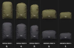 Savotta Vertical Pouch S -Expedition Gear pocket overv 1